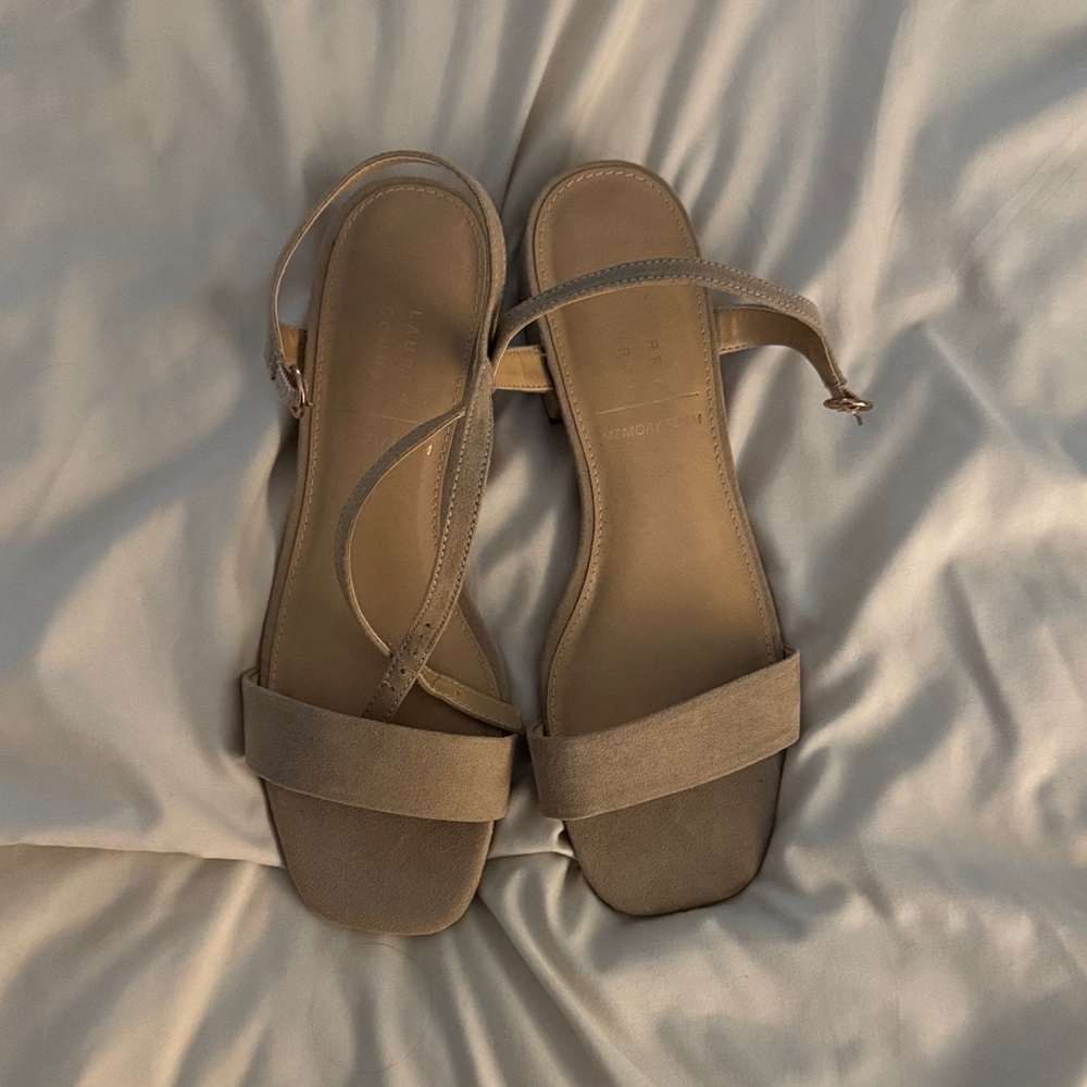 LC Lauren Conrad Beige Women's Sandals